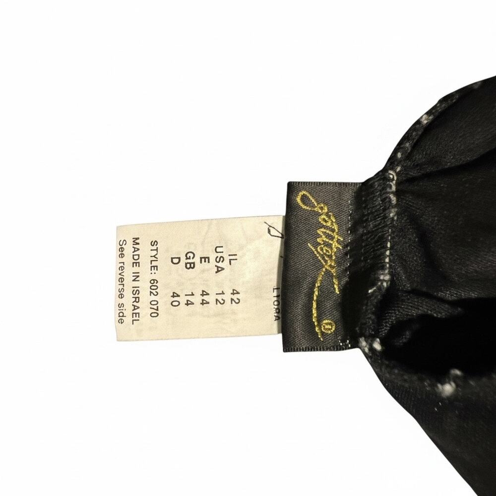 Gottex Vintage Black Pearl Dot Strapless One Piece Swimsuit Sz 12 - Picture 7 of 7